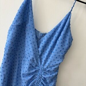 Elegant Blue Maxi Dress